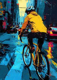 Cycling  sport art #cycling by JBJart Justyna Jaszke