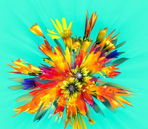 Eine Explosion von Blumen
