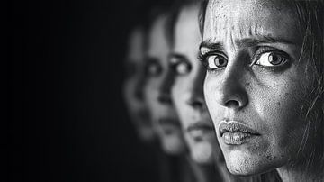 Serie bezorgde vrouwen van Frank Heinz