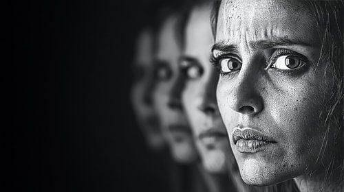 Serie bezorgde vrouwen