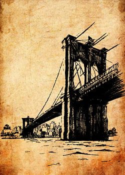 Brooklyn Bridge Skizze