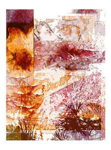 Collage rouge
