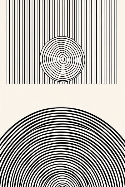 Modern Lines | Illustration von ARTEO Gemälde