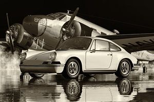 Porsche 911 in B&W van Jan Keteleer