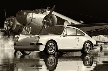 Porsche 911 in Schwarzweiß von Jan Keteleer