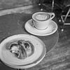 Photo noir et blanc du café sur Bianca Kramer