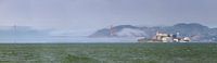 Grand Panorama - Golden Gate Bridge, Alcatraz van Remco Bosshard thumbnail