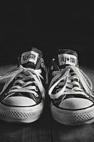 All Star sneakers in black and white