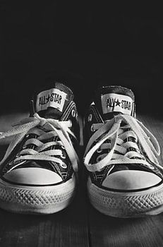 All Star Turnschuhe in Schwarz-Weiß