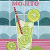 Stillleben Sommer Mojito Cocktail helle Farben von Caroline Bonne Müller