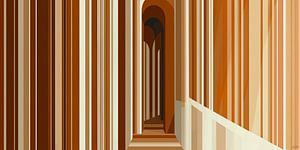 Corridor ambré