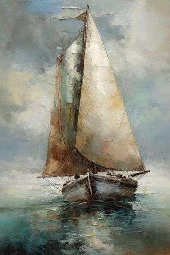 Zeilboot 1 van Bert Nijholt