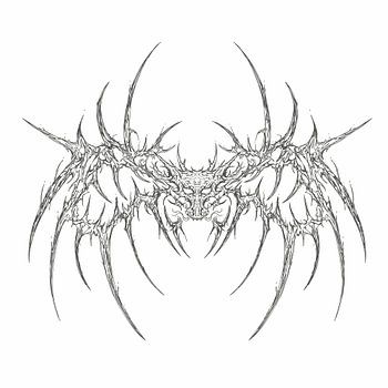 aggressive dragon tribal wings