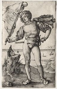 Le porte-étendard bourguignon, Albrecht Dürer
