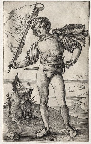The Burgundian standard bearer, Albrecht Dürer by De Canon