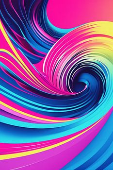 Bunte Spiral Illustration