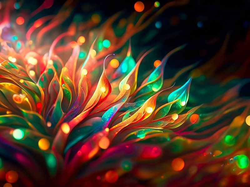 Kunstfarben mit verschiedene Formen von Mustafa Kurnaz