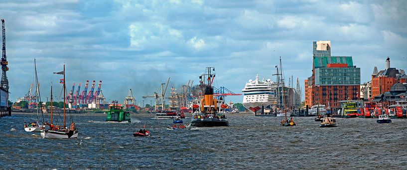 Port of Hamburg by Leopold Brix