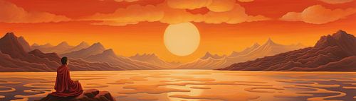 Orange Sonnenuntergang Orange