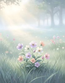 Pastel Bloom Poetry by Regan Frederick