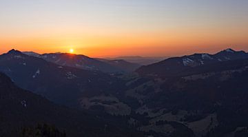 Sonnenuntergang im Allgäu von Andreas Föll