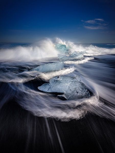 Diamond Beach, Islande par Eddy Westdijk