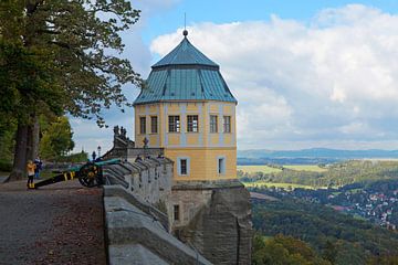 Königstein Fortress (Elbe Sandstone Mountains / Saxon Switzerland) by t.ART