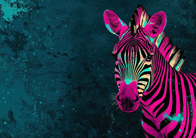 Zebra | Zebra Kleuren van OMG Art