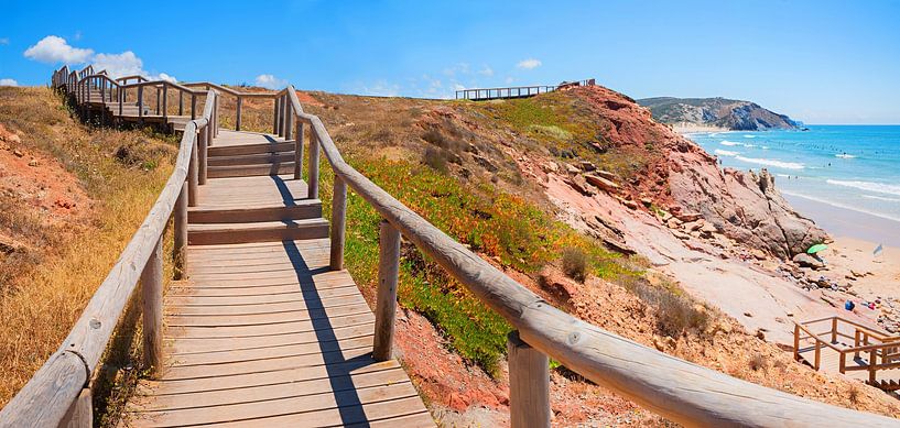 beautiful coast for bathing and surfing, Amado beach West Algarv by SusaZoom
