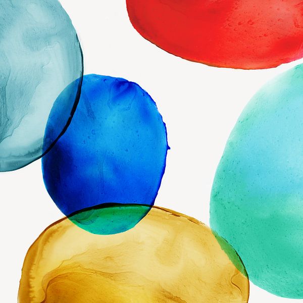 Glas Blobs II, Eva Watts von PI Creative Art