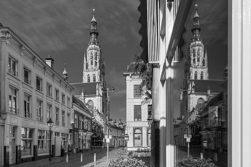 Grote Kerk Breda Reflection by JPWFoto