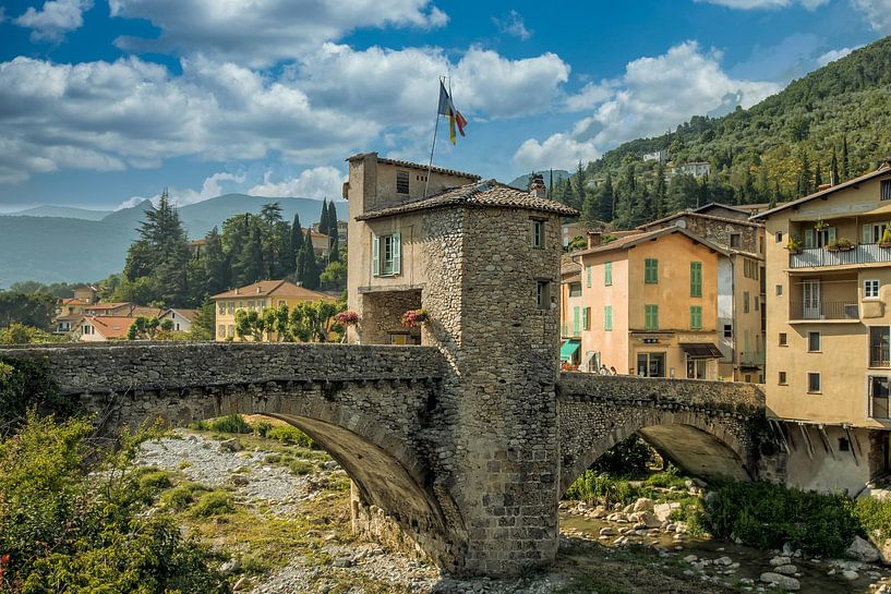 Sospel Bridge by Peter Bartelings