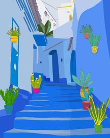 Ville bleue sur Petra Lizde