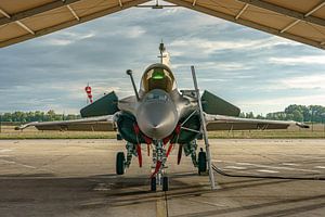 Dassault Rafale in shelter. van Jaap van den Berg