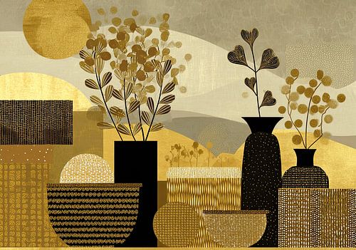 Bloom Vase by Eye catching paintings