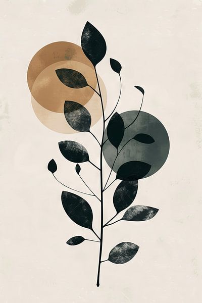 Minimalist plant art by Poster Art Shop