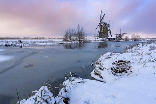 Winters Kinderdijk