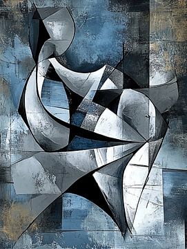 Geometrie | Urban Geometry van Abstract Schilderij