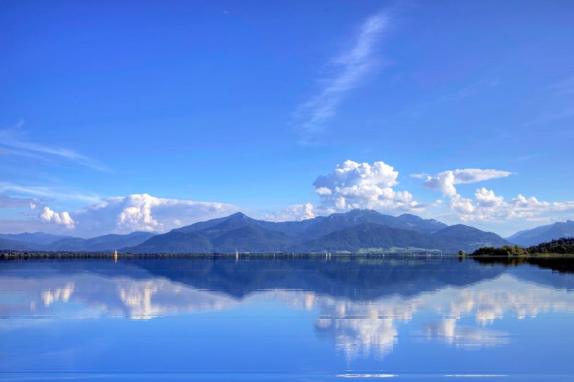 View from the Chiemsee to the Alps by Roith Fotografie