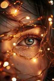 Des lumières étincelantes et des yeux qui brillent sur Poster Art Shop