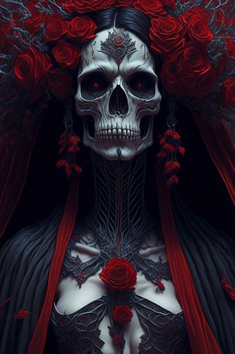 Fragilité enveloppée de fleurs