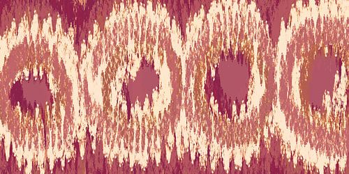 Ikat zijden stof. Abstracte moderne kunst in roze kleuren