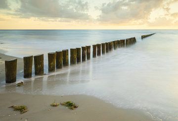 Zonsondergang Ameland (Nederland) van Marcel Kerdijk