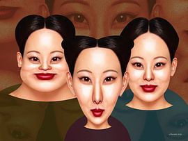 Triplets by Ton van Hummel (Alias HUVANTO)