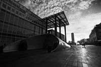 Vroege ochtend op het 18septemberplein