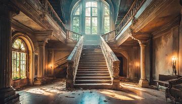 Lost Places mit Treppe von Mustafa Kurnaz
