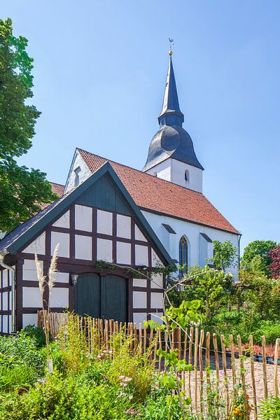 Church, Stemwede-Levern, Municipality Stemwede, North Rhine-Westphalia, Germany, Europe by Torsten Krüger
