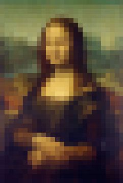 Mona Lisa Pixel-Art