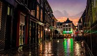 Regenachtige avond in de Torenstraat te Breda