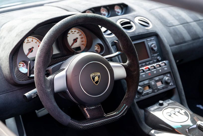 Lamborghini Gallardo Superleggera sports car dashboard by Sjoerd van der Wal Photography
